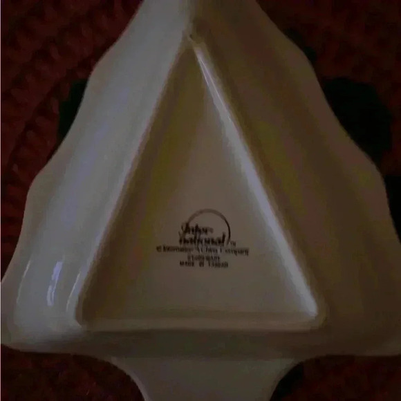 Christmas Tree international China dish 7 inch height 6 inch wide . Decorative - Picture 3 of 3